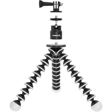 Imagem de Sabrent Flexível com cabeça esférica para montagem de tripé padrão, cinza (GP-TRPD-TBHD)