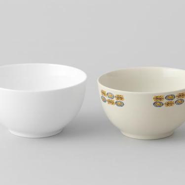 Imagem de Cumbuca Branca De Cerâmica, Bowl para Servir, 470ml, Lisa e Estampada