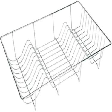 Imagem de Escorredor de pratos com capacidade para lavagem, resistente, organizado, armazena, cozinha, aramado, utilidade domestica, firme, preto