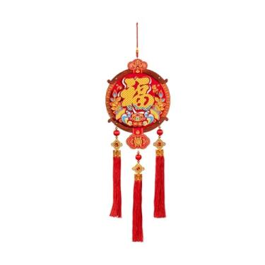 Imagem de predolo Enfeite de Ano Chinês com Borlas para Pendurar na Entrada, Placa Decorativa para Celebração, Style a
