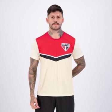 Imagem de Camisa São Paulo Fundamento Bege - Braziline, GG