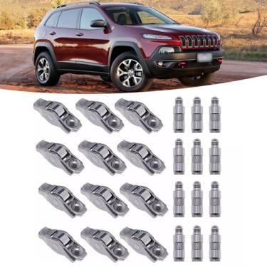 Imagem de Kit de braço basculante e levantador 3,6L compatível com Chrysler 200/300, Dodge Ram 1500, Challenger, Charger, Journey, Avenger, Jeep Grand Cherokee, Wrangler (2011-2020) - Substitui Mopar 5184296AH