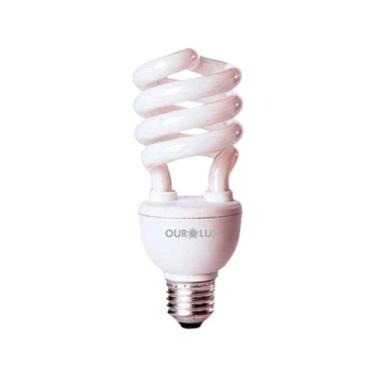 Imagem de Lâmpada Fluorescente Espiral 15w 220v Branca - Ourolux