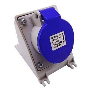 Imagem de Tomada Sobrepor 3p+t 16a 220v 9h Azul - N-4009 Steck