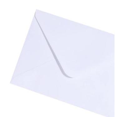 Imagem de SENJEOK Envelopes de convite brancos com 200 peças, envelopes com aba em V de 10 x 15 cm para casamento, cartões de formatura, cartões postais