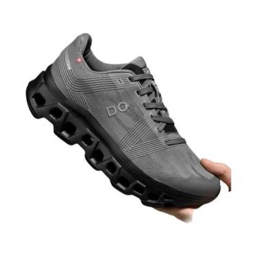 Imagem de Tênis Casuais Masculinos De Cano Alto Respirável Leves Para Basquete E