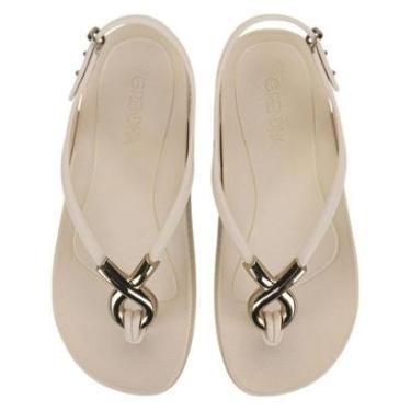 Imagem de Sandalia Feminina Rasteira Musa Fashion Brilho Grendha-Feminino