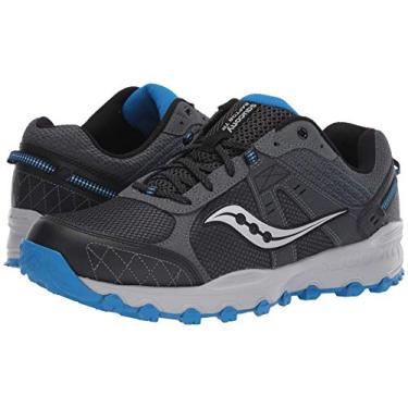 Imagem de Saucony Tênis de corrida masculino Grid Raptor Tr 2, Carvão/Azul, 8 Wide