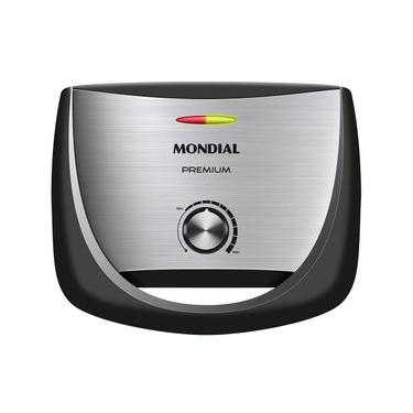Imagem de Grill Super Premium Mondial Preto e Inox 1700W G-09