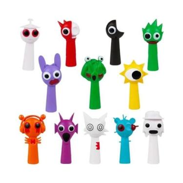 Imagem de Figuras De Ação Sprunki 35-7cm Conjunto De 8 12 24 48 Brinquedos De An