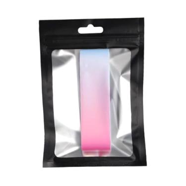 Imagem de Vaveren Protetor de borda para raquete de pickleball, acessório para raquete de pickleball, fita protetora autoadesiva para jogos, atividades em equipe e, Azul Rosa