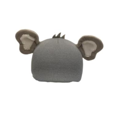 Imagem de KiBcsLic Capa para capacete de esqui, acessório para capacete de snowboard e esqui, gorro de tricô decorativo de desenho animado divertido para capacetes de, Orelhas de Elefante Cinzentas