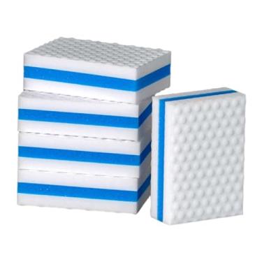 Imagem de Dynwave Apagadores de arranhões para barcos, acessórios náuticos, decks versáteis, esponja de melamina azul e branca para barcos Jon, esponja premium para, 5 Peças