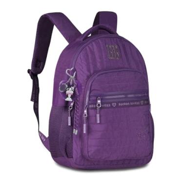 Imagem de Mochila Rebecca Bonbon Bolsa Escolar Feminina RB27001 (Roxo)