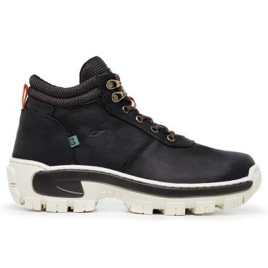 Imagem de Coturno Masculino Couro Tratorado Costurado Adventure Palmilha Em Gel Cano Curto-Masculino