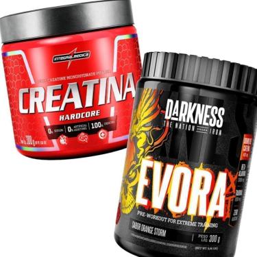 Imagem de PRÉ-TREINO ÉVORA XT 300G DARKNESS + CREATINA INTEGRAL MEDICA 300G-Unissex