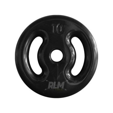 Imagem de Anilha Emborrachada - Preta - 10 Kg-Unissex