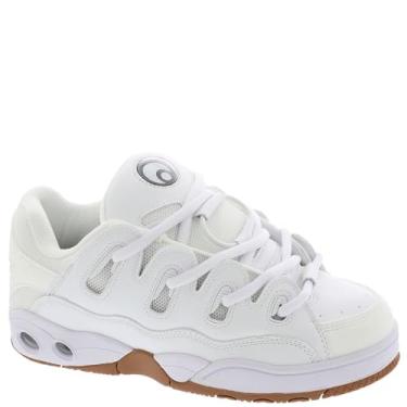 Imagem de Osiris Tênis de skate masculino D3 OG, branco/branco/chiclete, 10.5