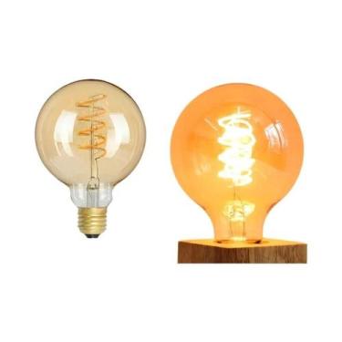 Imagem de Lâmpada Retro Vintage E27 LED Filamento 4W 220V A60 ST64 T45 T185 G80 