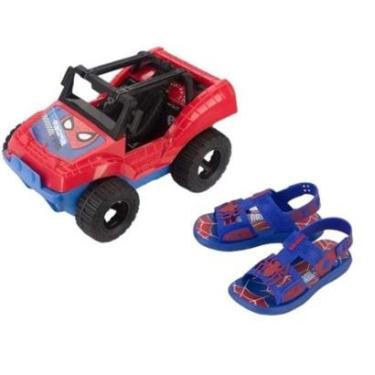 Imagem de Sandalia Homem Aranha Menino com Carrinho Buggy 22940-Masculino