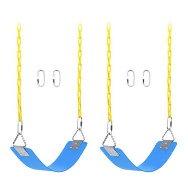 Imagem de Swing Sets: assento AGPTEK com correntes antiferrugem de 168 cm, 113 k