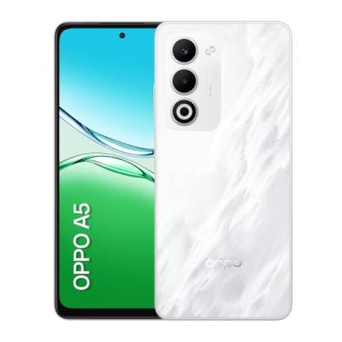 Imagem de Smartphone OPPO A5 256GB 6GB RAM Bateria 6000mAh 45W 50MP AI Câmera BRANCO