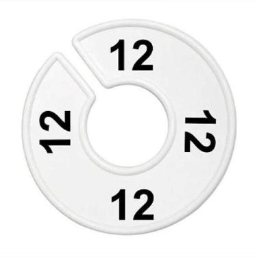 Imagem de Separador Para Cabide, Transparente Impressão - Central