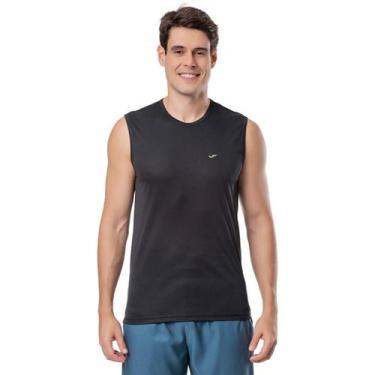 Imagem de Camiseta Regata Masculina Machão Elite P ao EG5 Plus Size, Preto, EG2