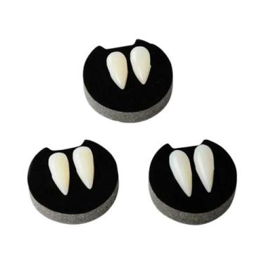 Imagem de Dentaduras De Vampiro Para Halloween, Acessório De Dentes Falsos Para 