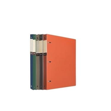 Imagem de Organizador de arquivos, 5 peças, A4, fichário perfurado de folhas soltas, PP, pasta de arquivo com três furos, organizador de informações de arquivo, livreto, material de escritório