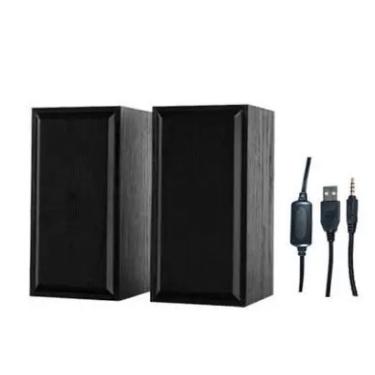Imagem de Par Caixas de Som X-CELL P/ Computador e Notebook 10W RMS USB P2 Preto XC-CM-15