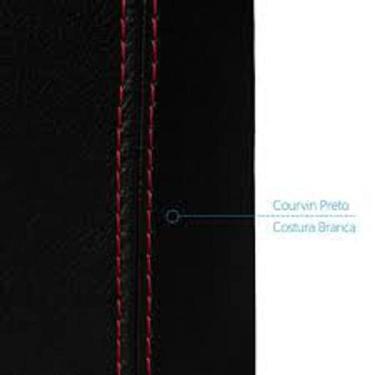 Imagem de Apoio De Braço Ecosport sintético Preto C/Costura Vermelha