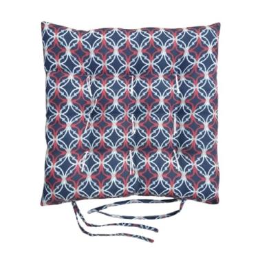 Imagem de Kit com 8 Almofadas Assento Futon Estampado Gorgurinho - com Amarril para Cadeiras e Bancos, Confortáveis e Duráveis, Versáteis para Casa e Eventos (EST 09)