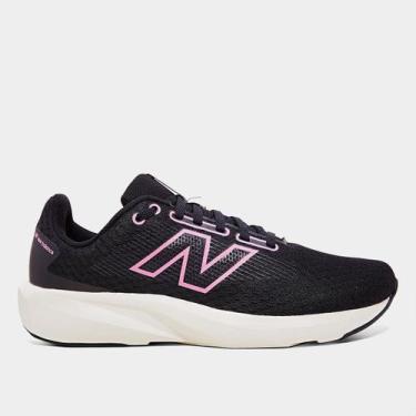 Imagem de Tênis New Balance 413 V3 Feminino, Preto, Rosa, 39