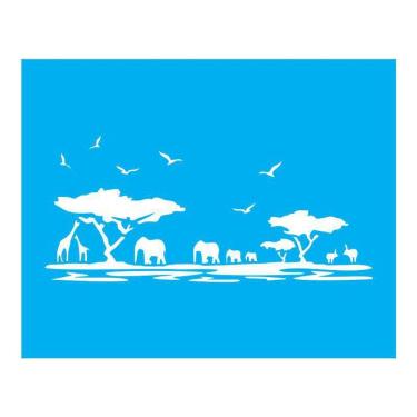 Imagem de Stencil Tamako Savana - 20X25Cm - Ref B720