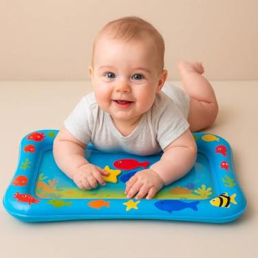 Imagem de Tapete Infantil Inflável Água Atividades Sensorial Bebês