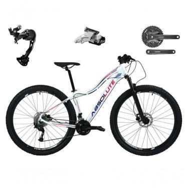 Imagem de Bicicleta Aro 29 Absolute Hera Feminina Shimano Alívio E Altus 27v F/hidráulicos Garfo Trava - Branco Tam.17