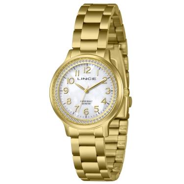 Imagem de Relógio Lince Feminino Ref: Lrgh261l36 B2kx Casual Dourado