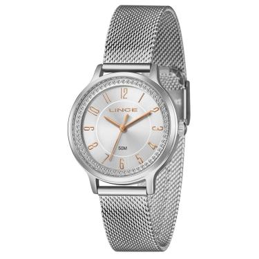 Imagem de Relógio Lince Feminino Ref: Lrmh260l36 S2sx Casual Mesh Prateado