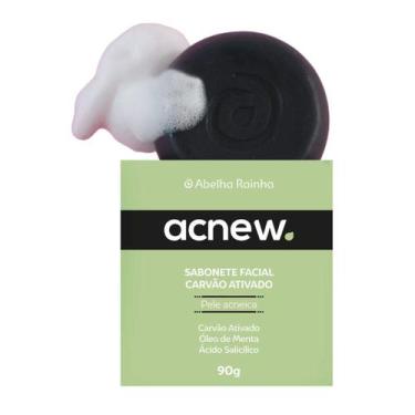 Imagem de Sabonete Carvão Ativado e Menta Remove Espinhas Cravos Poros - Abelha 