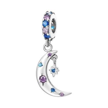 Imagem de Pulseira Feminina De Prata Esterlina 925 Com Pingente De Coração E Con