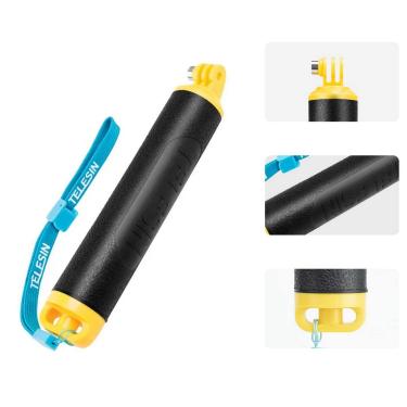 Imagem de Bastão Flutuante Bobber para GoPro e Câmeras Similares - Telesin