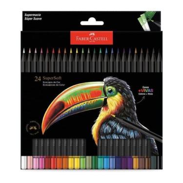 Imagem de Faber Castell 24 Ecolapis de Cor SuperSoft Cores + Vivas Super Suaves