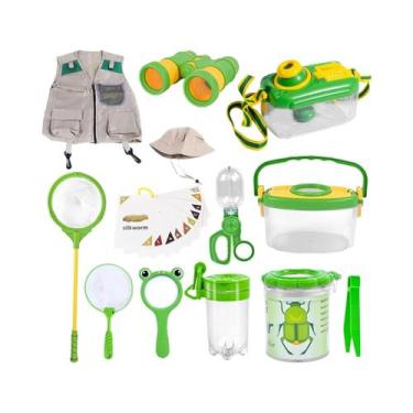 Imagem de Caixa De Observação De Insetos Para Meninos Com Lupa E Telescópio, Bri