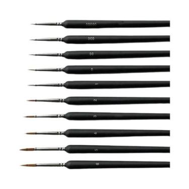 Imagem de Pincéis De Pintura Em Miniatura De Detalhe Fino Para Artistas 4/5/8/10