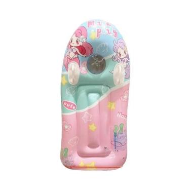 Imagem de Prancha Inflável Para Crianças, Bodyboard Portátil Com Alças, Tapete D