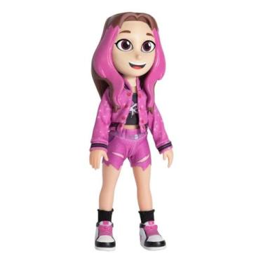 Imagem de Boneca Emilly Vick Dos Rosa Youtuber Vinil 25cm - Baby Brink