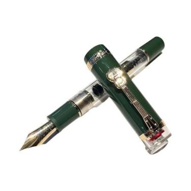 Imagem de Caneta-tinteiro De Acrílico Transparente Tamanho Grande Jinhao 1935 Co