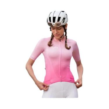 Imagem de Camiseta De Ciclismo Feminina De Secagem Rápida E Respirável Com Manga