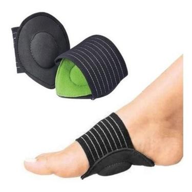 Imagem de Par Palmilha Para Fascite Plantar Ortopedica Para Pes Chatos